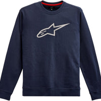 Alpinestars Ageless Chest Crew Fleece Light Aqua Xl - 2X-Large - Bicycle Collection