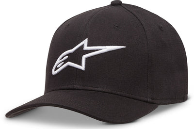 Alpinestars Ageless Curve Hat Black/red Sm/md - Black/White / Large - X-Large - Bicycle Collection