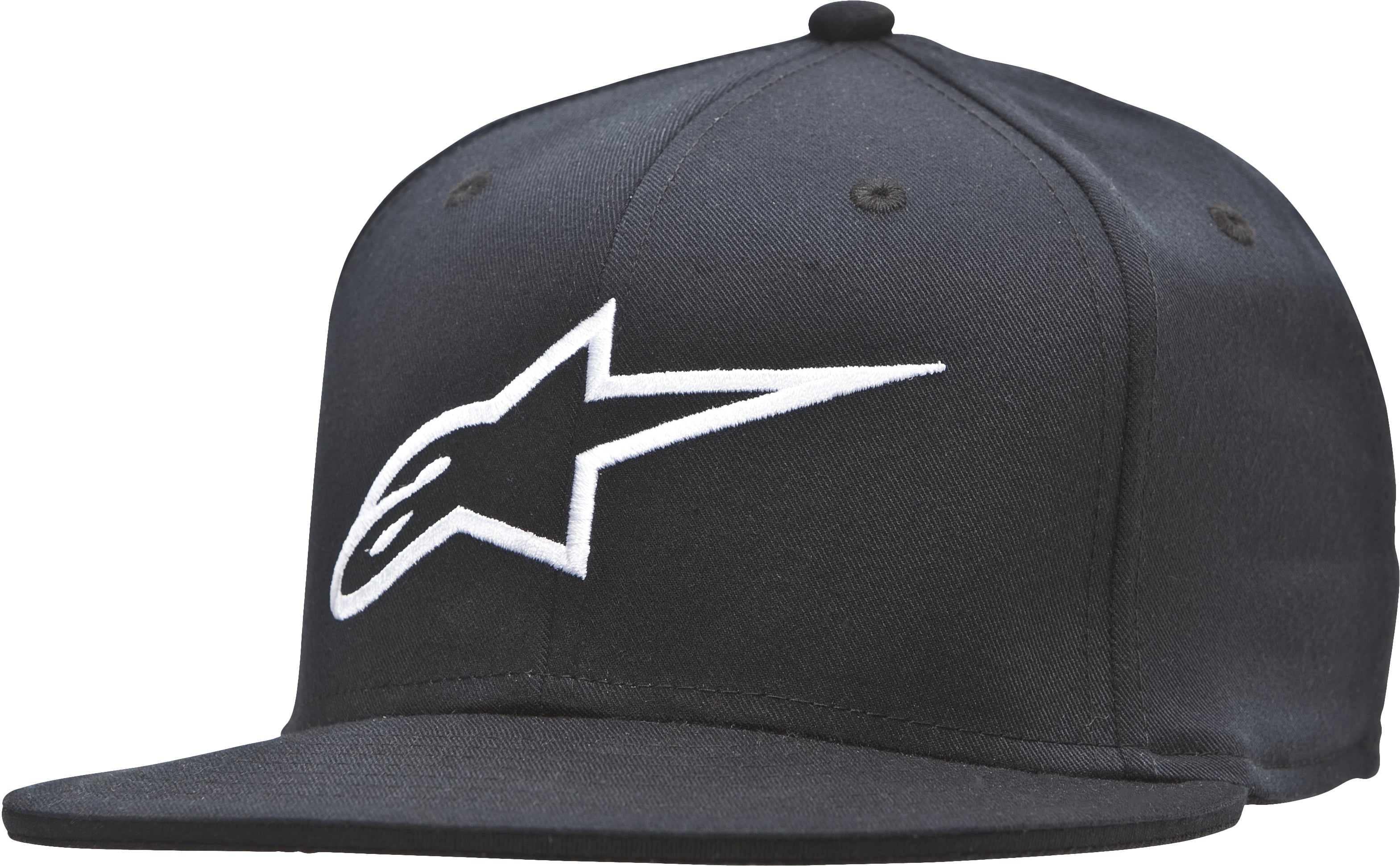 Alpinestars Ageless Flat Bill Hat Black/white Lg/xl - Black/White / Large - X-Large - Bicycle Collection