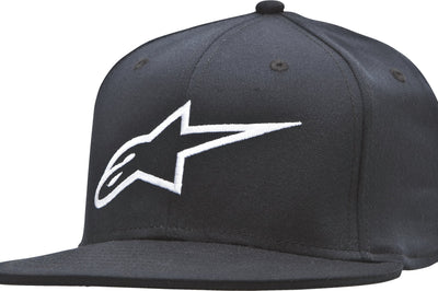 Alpinestars Ageless Flat Bill Hat Black/white Lg/xl - Black/White / Large - X-Large - Bicycle Collection