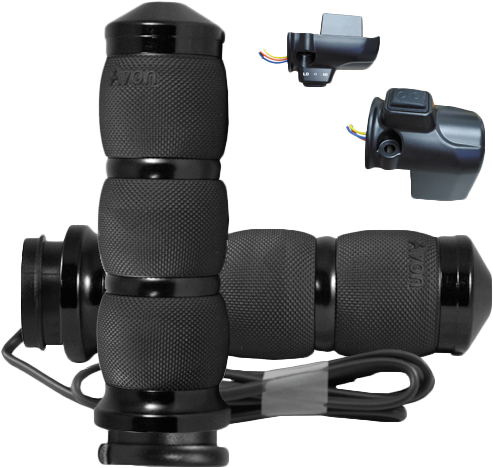 AVON Air Cushion Heated Chrome Twist Grip