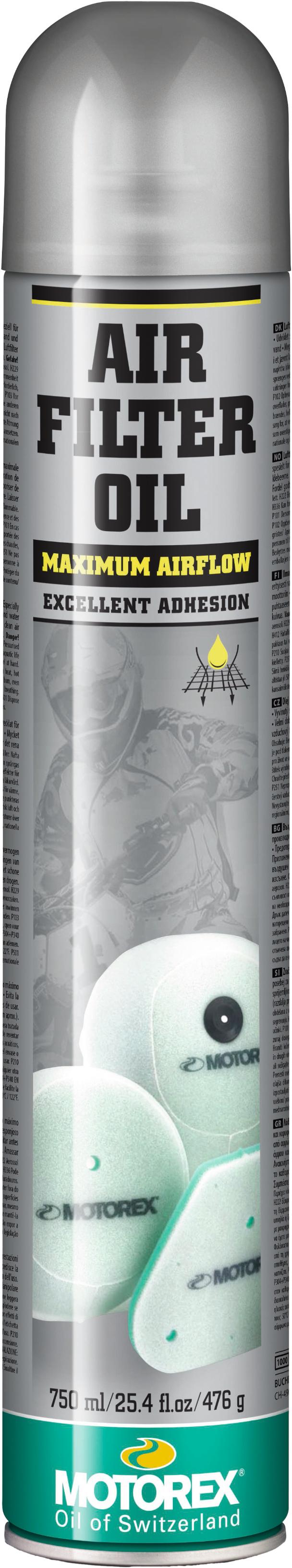 Motorex Air Filter Oil Spray 750ml - Tires & Wheels