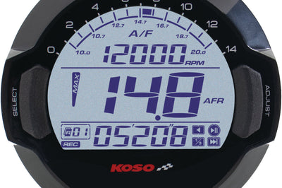 Koso Air/fuel Ratio Meter 12ft Cabl - Snowmobile Collection