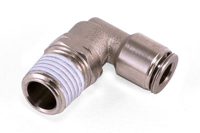 Air Lift 1/8in MNPT x 4AN Swivel Elbow Fitting - Fabrication