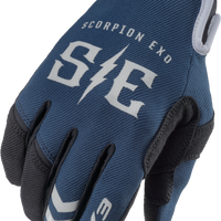 Scorpion Exo Air-stretch Gloves Blue Xl - Blue/Grey / X-Large