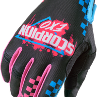 Scorpion Exo Air-stretch Gloves Blue Xl - Blue/Grey / X-Large