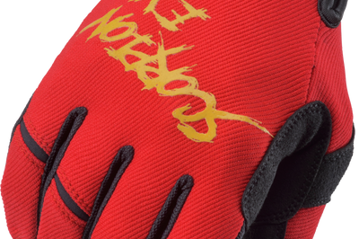 SCORPION EXO Air Stretch Gloves Grind Red/Gold Md