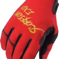 SCORPION EXO Air Stretch Gloves Grind Red/Gold Xl