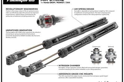 Racing Brothers Air-strike Forks Black Lugs Grom/monkey - Street Collection