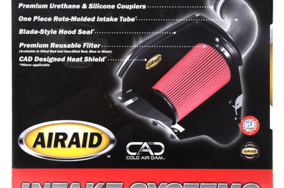 Airaid 10-13 Ford Taurus SHO/Flex 3.5L Turbo MXP Intake System w/ Tube (Dry / Red Media) - Air Systems