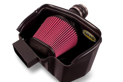 Airaid 10-13 Ford Taurus SHO/Flex 3.5L Turbo MXP Intake System w/ Tube (Dry / Red Media) - Air Systems