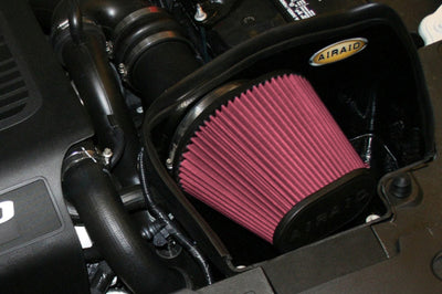 Airaid 10-13 Ford Taurus SHO/Flex 3.5L Turbo MXP Intake System w/ Tube (Dry / Red Media) - Air Systems