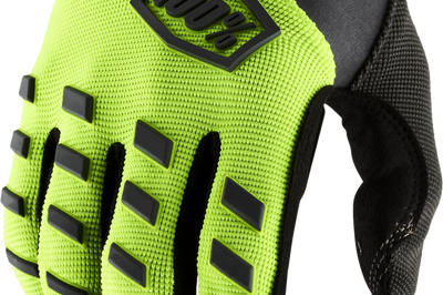100 PERCENT Airmatic Youth Gloves Fluo Yellow/Black Sm