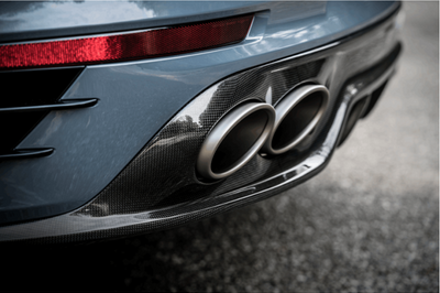 Akrapovic 16-17 Porsche 911 Turbo/Turbo S (991.2) Rear Carbon Fiber Diffuser - Matte - Exterior Styling