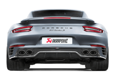 Akrapovic 16-17 Porsche 911 Turbo/Turbo S (991.2) Rear Carbon Fiber Diffuser - Matte - Exterior Styling