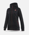Akrapovic Womens Corpo Zip Hoodie Black - Large - Apparel