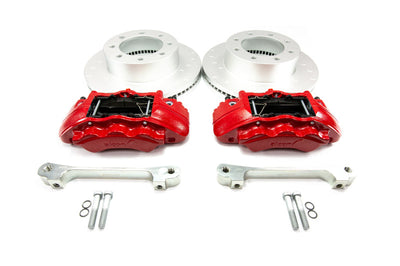 Alcon 2017 + Ford F250-F350 363x38mm Rotors 6 Piston Front Brake Kit - Brakes & Pads