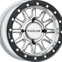 RACELINE Alpha Hyper Wheel 4x137 Silver/Blk 15x7 (+10mm)