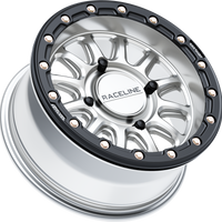 RACELINE Alpha Hyper Wheel 4x137 Silver/Blk 15x7 (+10mm)