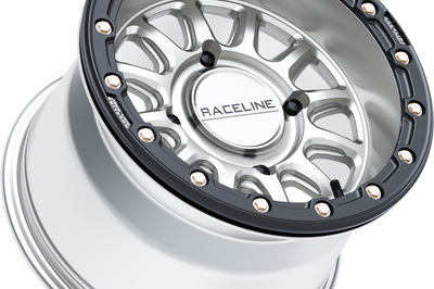 RACELINE Alpha Hyper Wheel 4x156 Silver/Blk 15x10 (+10mm)