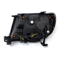 AlphaRex 05-11 Toyota Tacoma LUXX Crystal Headlights Plank Style Chrome w/Activation Light/DRL - Lights