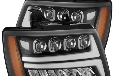 AlphaRex 07-13 Toyota Tundra / 08-17 Sequoia PRO-Series Projector Headlights Chrome w/Seq. Sig. + DR - Lights