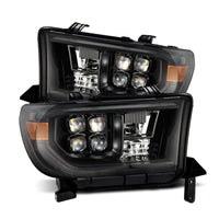 AlphaRex 07-13 Toyota Tundra NOVA LED Proj Headlights Alpha-Black w/Activ Light/Seq Signal/DRL - Lights