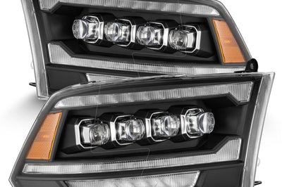 AlphaRex 09-18 Ram 2500 NOVA LED Proj Headlights Plank Style Chrome w/Activ Light/Seq Signal/DRL - Lights