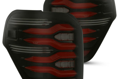 AlphaRex 10-21 Toyota 4Runner LUXX LED Taillights Blk/Red w/Activ Light/Seq Signal - Lights