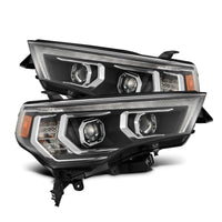 AlphaRex 14-22 Toyota 4Runner LUXX-Series LED Proj Headlights Blk w/Actv Light & Seq. Sig + DRL - Lights