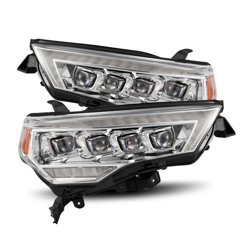 AlphaRex 14-22 Toyota 4Runner NOVA LED Proj Headlights Chrome w/ Activ Light/Seq Signal/DRL - Lights