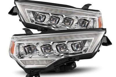 AlphaRex 14-22 Toyota 4Runner NOVA LED Proj Headlights Chrome w/ Activ Light/Seq Signal/DRL - Lights