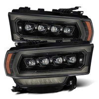 AlphaRex 19-21 Ram 2500 NOVA LED Proj Headlights Plank Style Alpha Blk w/Activ Light/Seq Signal/DRL - Lights