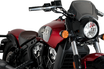 PUIG Aluminium Front Plate Black - Body