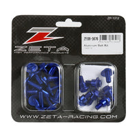 Zeta Aluminum Bolt Kit Yam Blue - Orange - Offroad Collection