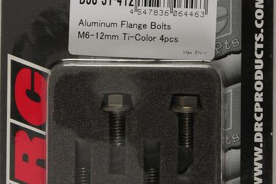Drc Aluminum Flange Bolts Titanium M6x35mm 4/pk - Tires & Wheels