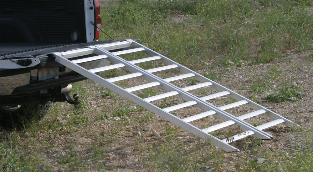 Open Trail Aluminum Folding Ramp 1500 Lbs 84’’ X 48’’ - Tires & Wheels