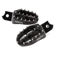 Zeta Aluminum Footpegs Black Yam - Red - Street Collection