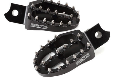 Zeta Aluminum Footpegs Black Yam - Street Collection
