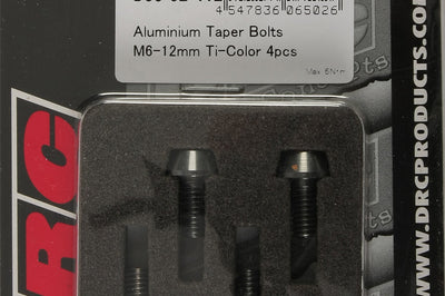 Drc Aluminum Taper Bolts Titanium M6x35mm 4/pk - Tires & Wheels