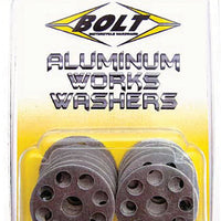 Bolt Aluminum Works Washers 18mm 10/pk - Tires & Wheels
