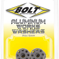 Bolt Aluminum Works Washers 18mm 10/pk - Tires & Wheels