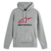 Alpinestars Always 2.0 Hoodie Black/white/red Xl - Grey Heather/Red/Black / 2X-Large