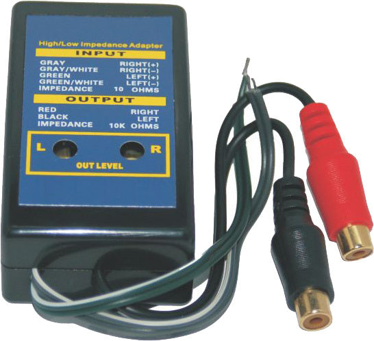 Namz Custom Cycle Amp Power Hi/lo Converter Changes Speaker Level Output - Harddrive Products