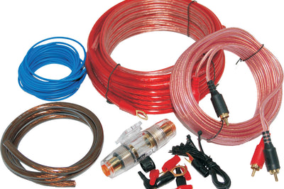 Namz Custom Cycle Amp Power Kit Speaker Wire Assortment Fuses Holder Agu - Harddrive Products