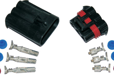 Namz Custom Cycle Amp Power Plug Kit Male/fem Qck Dscnnct Saddle Bag Amps - Harddrive Products