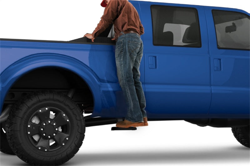 AMP Research 19-22 Ram 1500 (Excl. TRX) BedStep2 - Black - Nerf Bars & Running Boards
