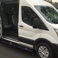 AMP Research 2014-2017 Ford Transit PowerStep Plug N Play - Black - Nerf Bars & Running Boards