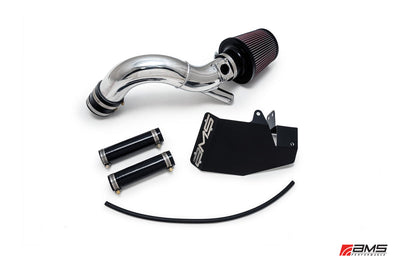 AMS Performance 08-15 Mitsubishi EVO X Replacement Intake Pipe w/MAF Housing & Bungs - Polished - Air Systems