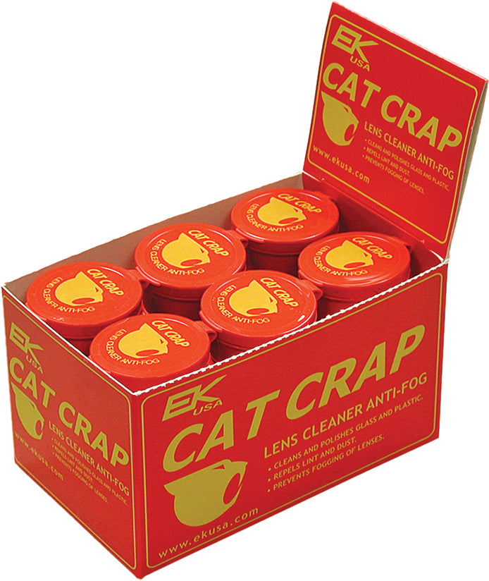 Cat Crap Anti-fog Lens Cleaner Paste 0.5oz 24/pk Display - Watercraft Collection